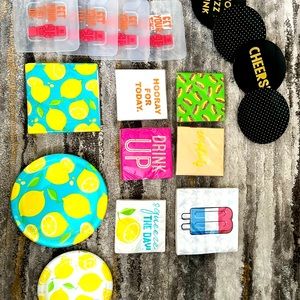 Party plates and napkins